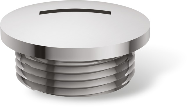 Plug Slotted For Cable Gland